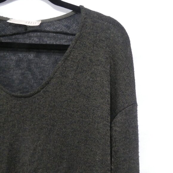 JOLIE USA | 24 pit to pit measured | Lightweight Olive Green V-Neck Sweater - Picture 5 of 14